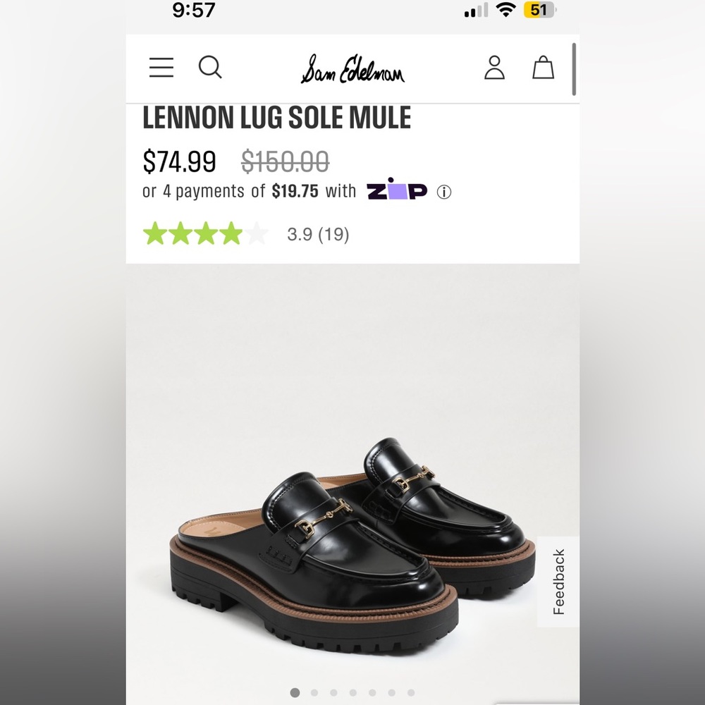 Sam Edelman Mule Loafers